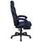 Emma and Oliver Ergonomic Gaming Chair -Recline Back/Arms, Footrest, Massaging Lumbar